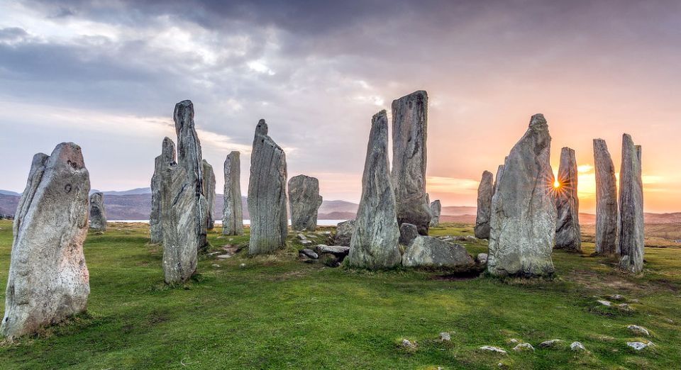 Standing Stones of Callanish on the Isles of Lewis in the Outer Hebrides