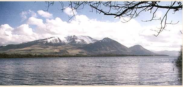 Skiddaw and Derwent Water in the English Lake District