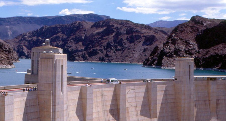 Hoover Dam on Colorado River