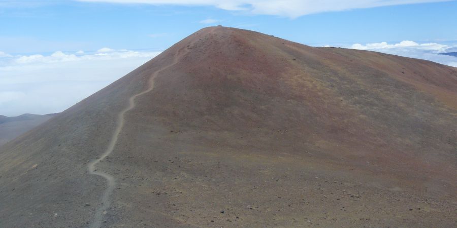 Summit slopes of Mauna Kea