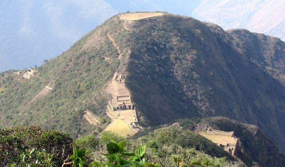 Choquequirao in Peru - an ancient city of the Incas