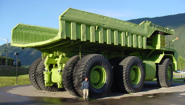 World's biggest truck, Terex Titan, Sparwood, British Columbia World's biggest truck by Craig Adkins