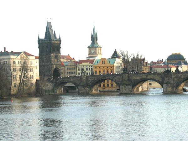 Charles Bridge in Prague in Czech Republic