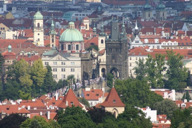 View of Prague in Czech Republic