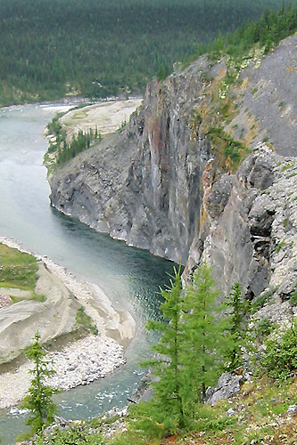 Kodzhim River in the Urals of Russia