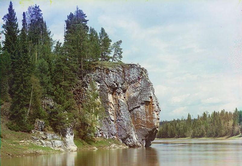 Chusovaya River in the Ural Mountains of Russia