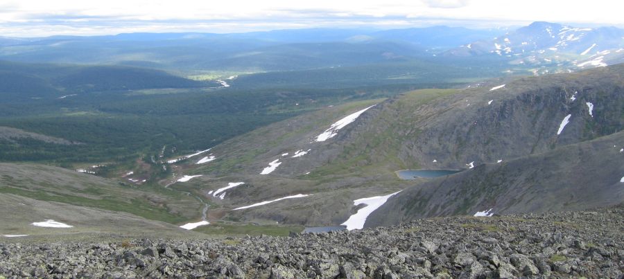 Ural Mountains in Russia