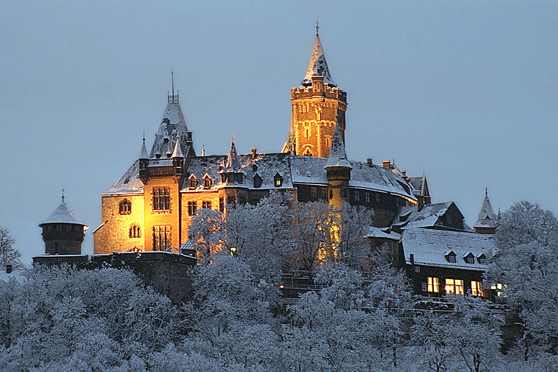 Wernigerode Castle in Germany