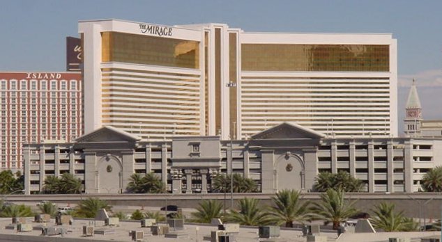 Mirage Hotel in Las Vegas in Nevada State of USA
