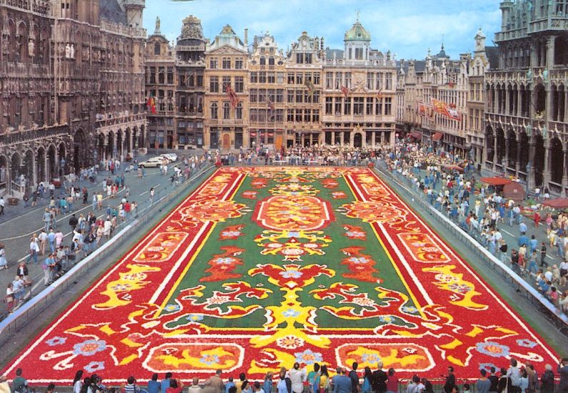 Flower Carpet in Grand Plaza in Brussels
