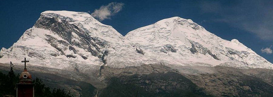Huascaran - 6768 metres - The highest tropical mountain in the world and the highest in the Peruvian Andes