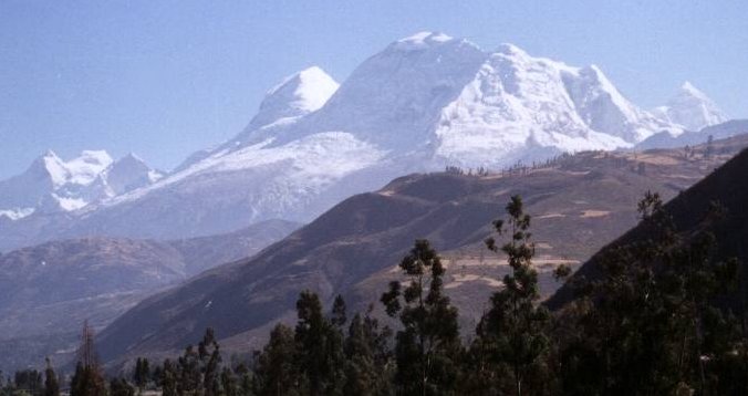 Huascaran - 6768 metres - The highest mountain in the tropics and the highest in Peru