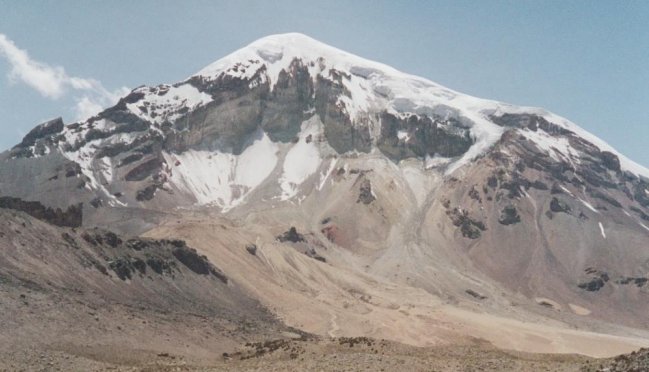 Volcano Sajama 6530 metres - highest mountain in Bolivia