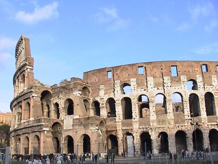 The Colosseum in Rome, capital city of Italy