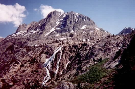 Carson Peak Falls in the Sierra Nevada of California