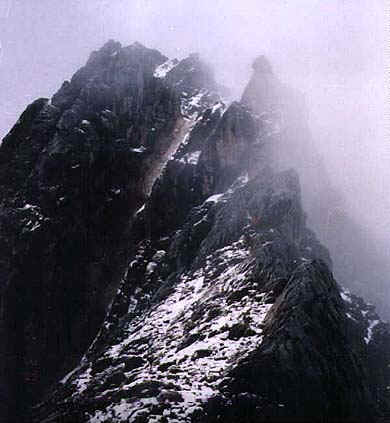 Carstensz Pyramid ( Puncak Jaya ) - highest mountain in Indonesia and Oceania / Australasia