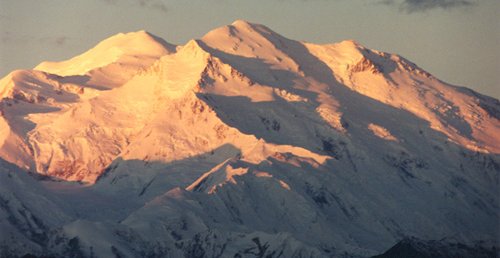 Denali ( Mount Mckinley ) in Alaska - the highest mountain in North America