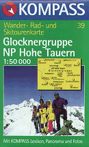 Glocknergruppe & Hohe Tauern National Park - Kompass Map WK 39: