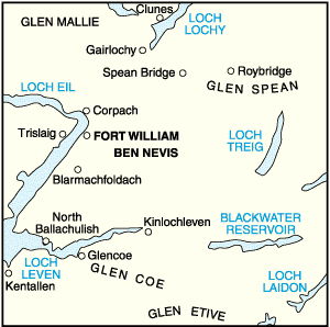 Ben Nevis OS Explorer Map
