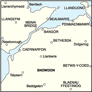 Landranger Map 0115: Snowdon & Caernarfon
