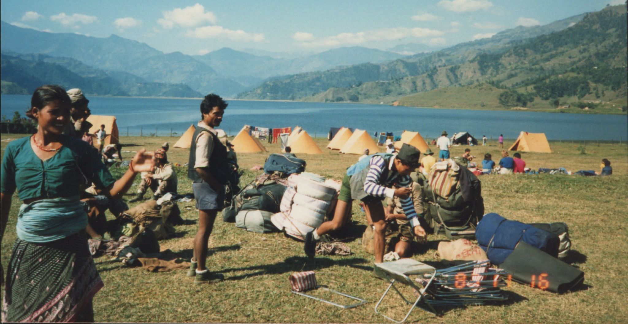 Campsite at Phewa Tal in Pokhara