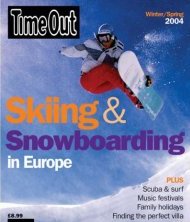 Time Out Ski & Snowboarding Guide - Europe