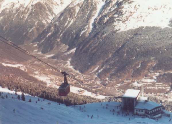 Cable Car in the Austrian Tyrol