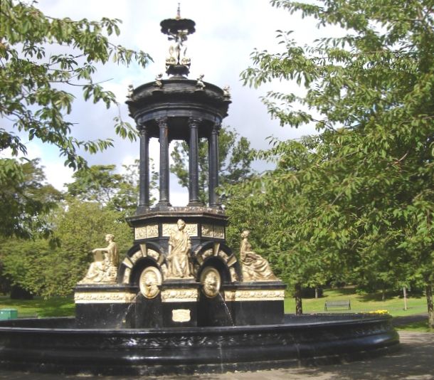 McFarlane Saracen Fountain in Alexandra Park