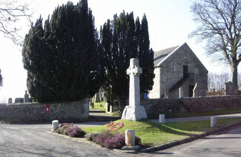 War Memorial at Baldernock Parish Church at Bardowie