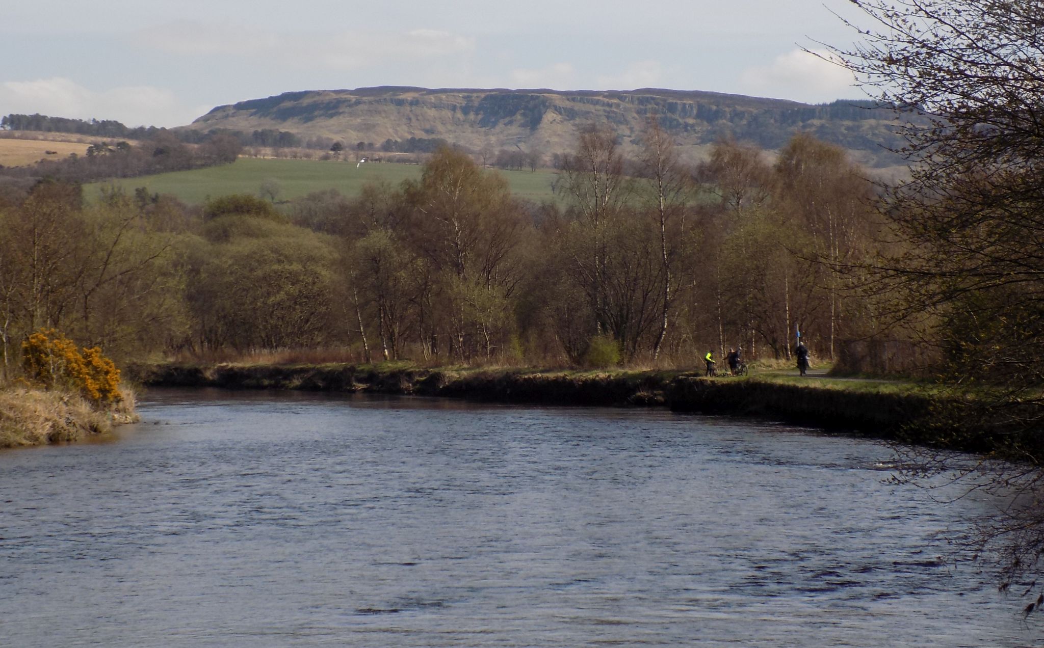 Milton Crags from the River Leven