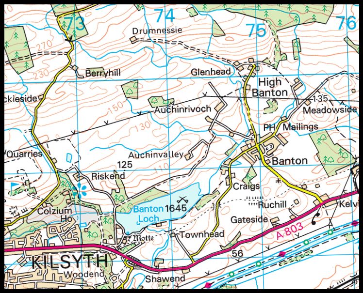 Map of Banton Loch