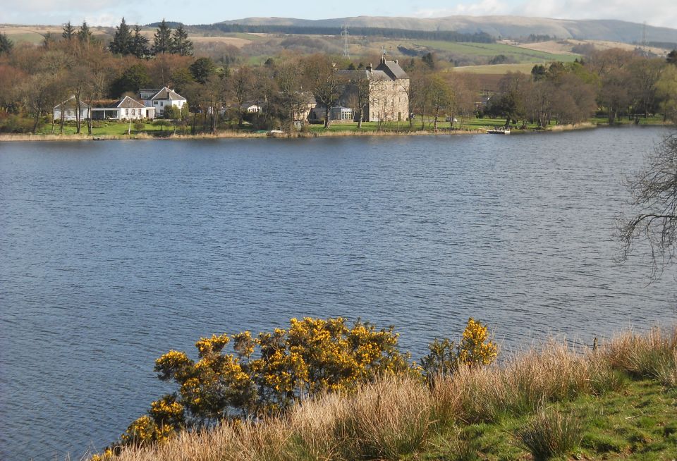 Bardowie Castle at Bardowie Loch