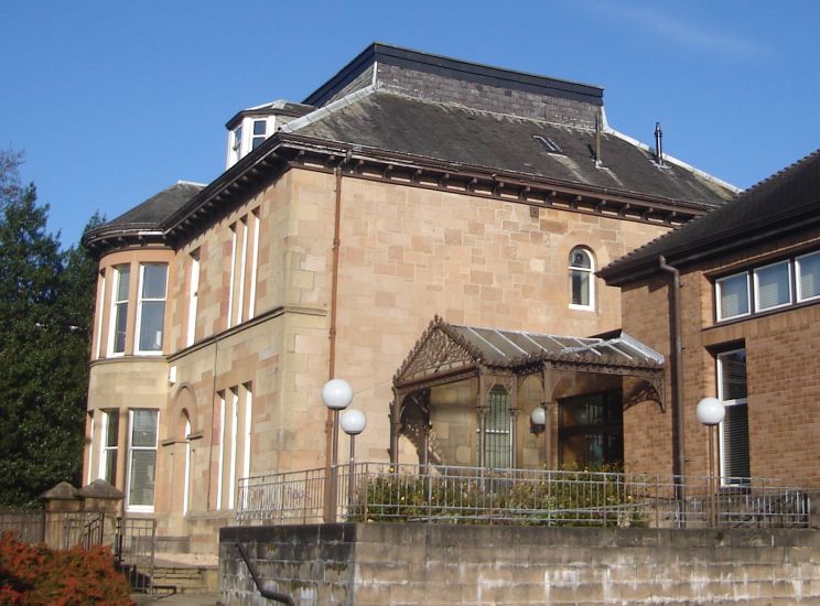 Brookwood Villa and Library in Bearsden