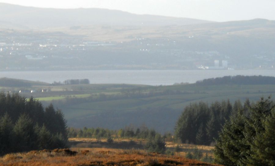 River Clyde from the summit of Pappert Hill