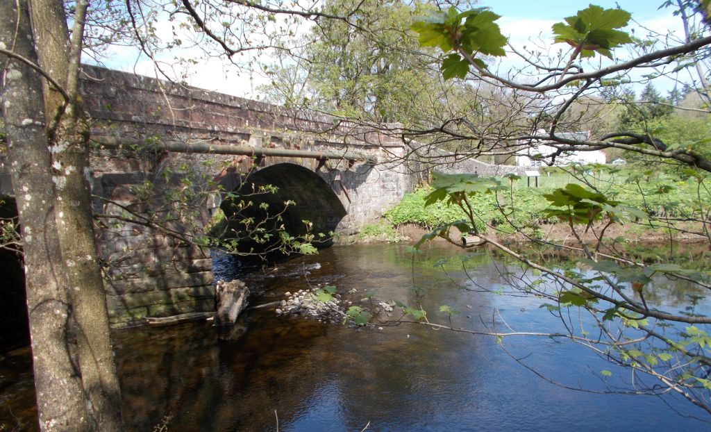 The A875 Road Bridge over the Endrick Water at Balfron