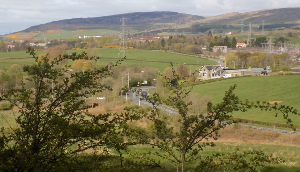 Kilpatrick Hills from Castle Hill