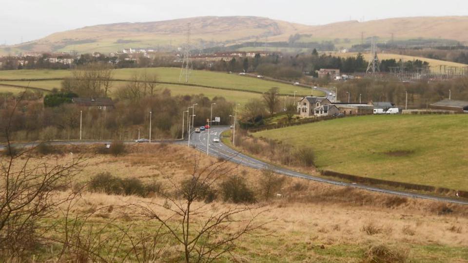 Kilpatrick Hills from Castle Hill