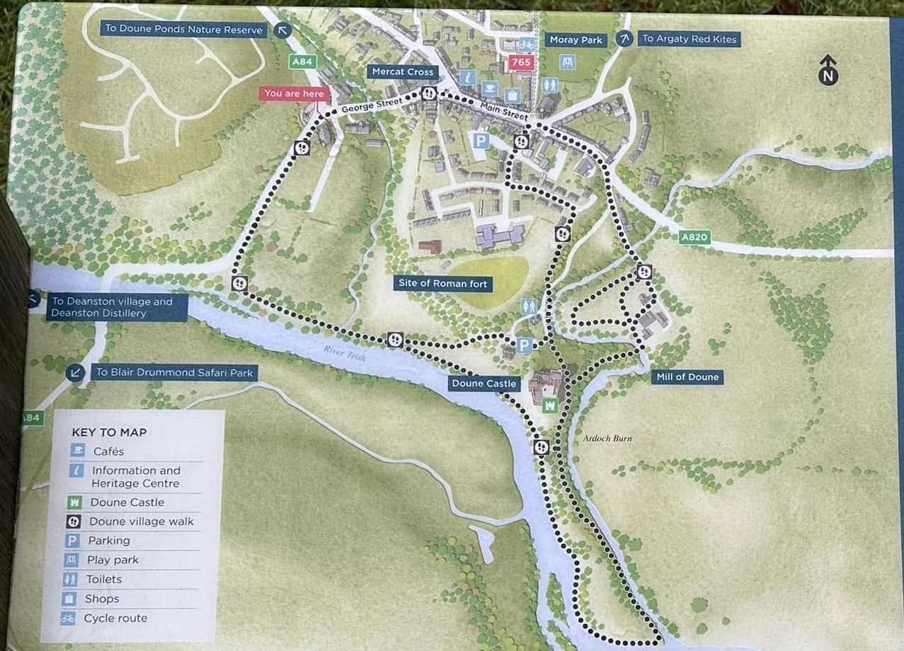 Map of Doune Walk