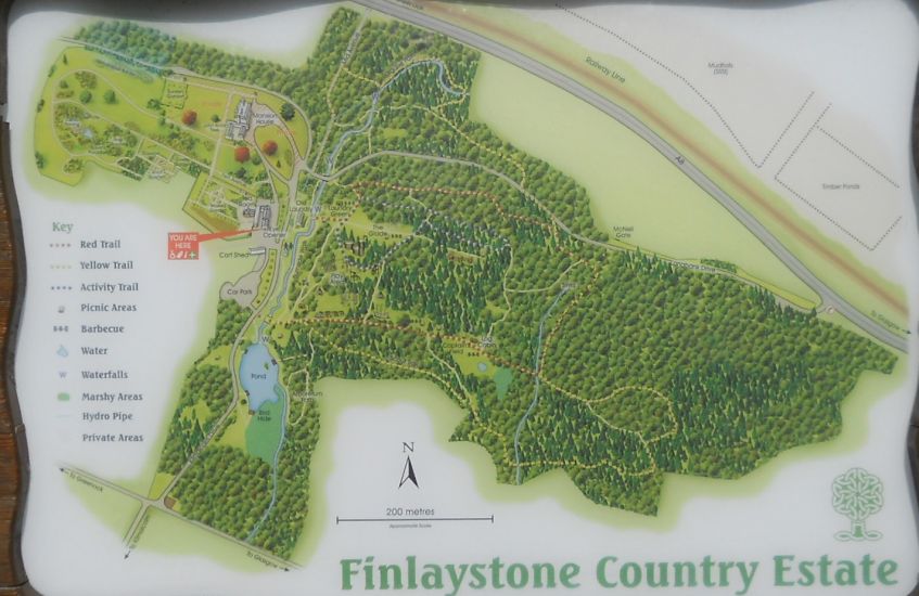 Map of Finlaystone Country Park