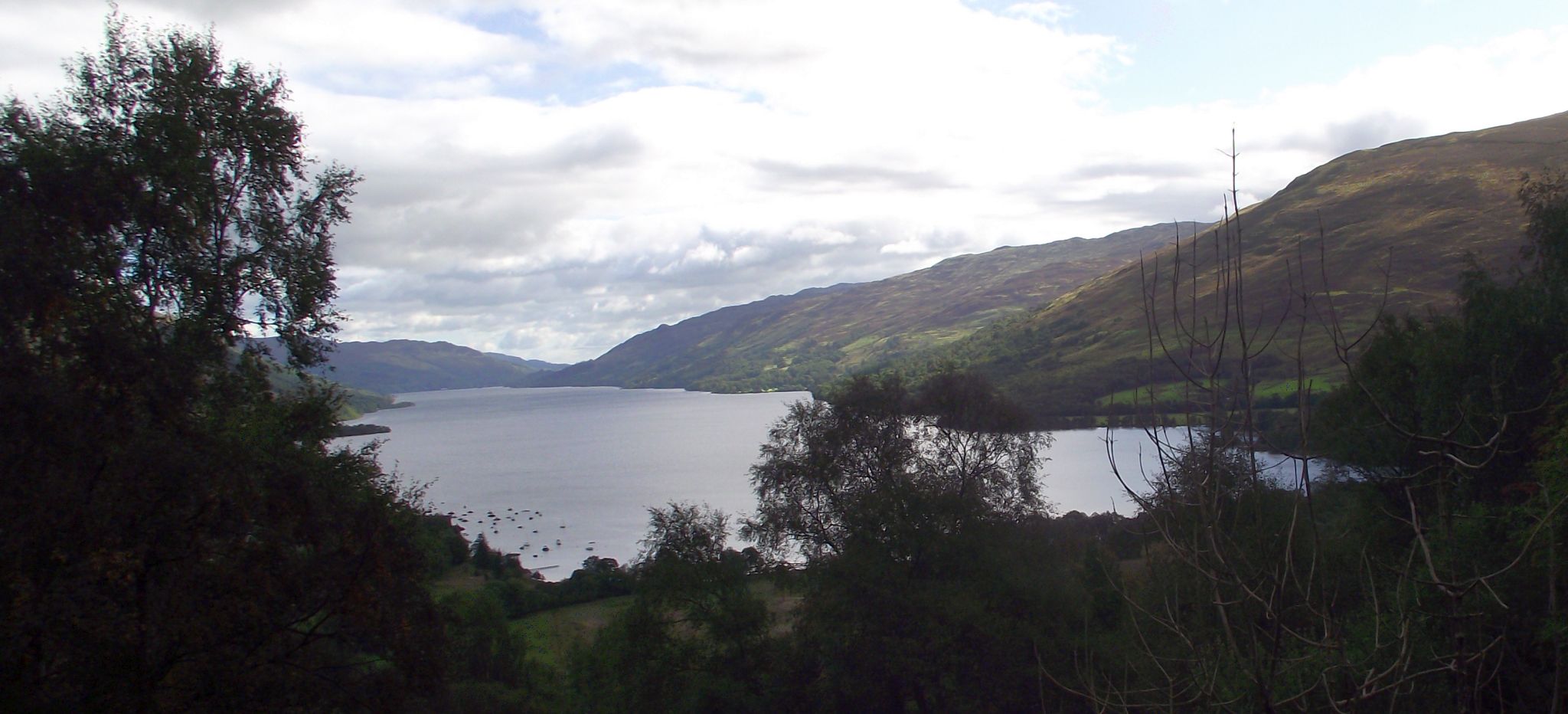 Loch Earn from Rob Roy Way above Lochearnhead