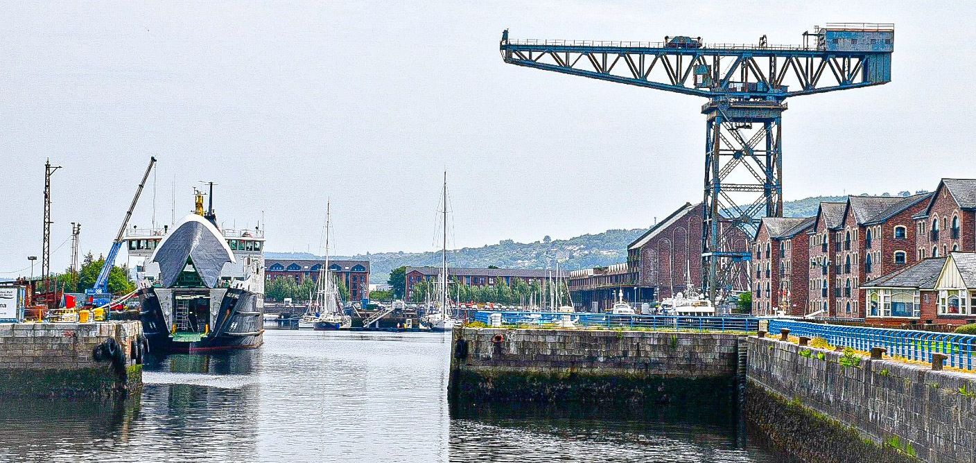 Titan crane at Greenock docks