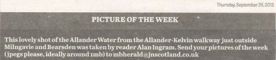 Milngavie and Bearsden Herald - Picture of the Week