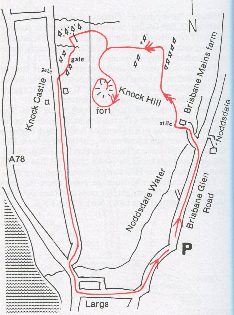 Map of Knock Hill