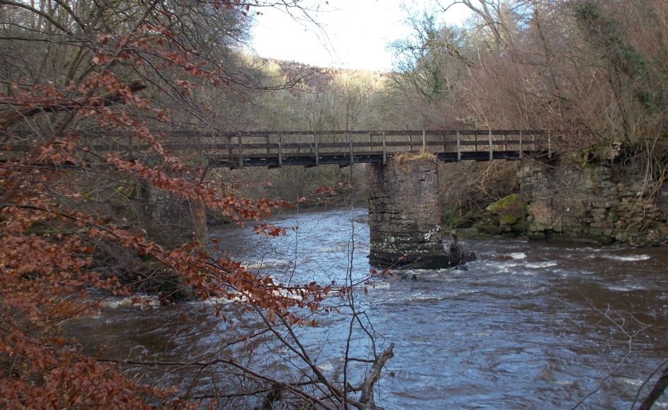 The White Bridge over the River Avon in Chatelherault Country Park