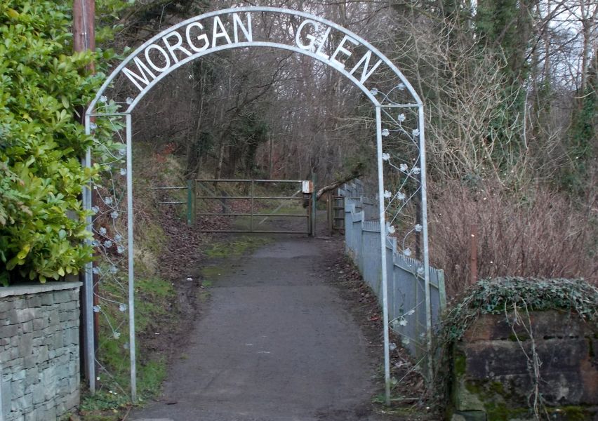 Entrance Arch to Morgan Glen