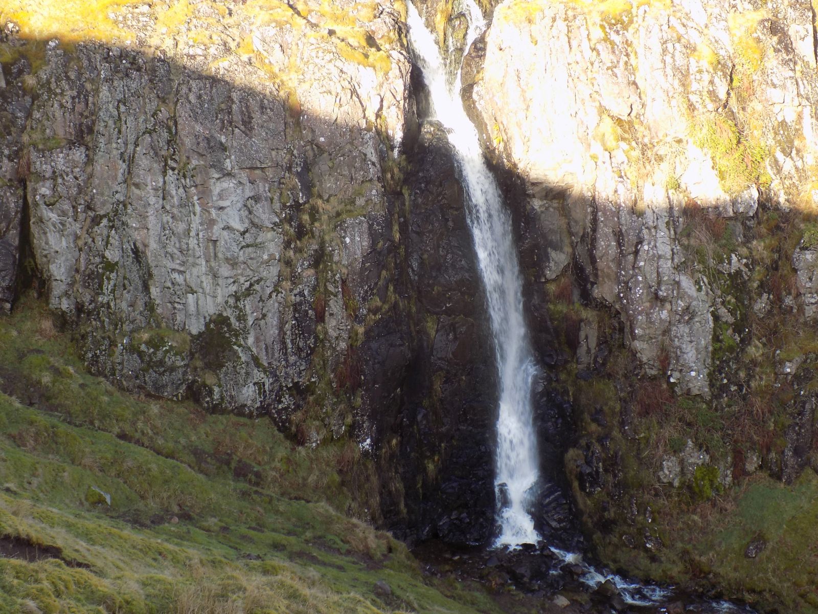 Corrie Spout - Waterfall above Corrie Burn Glen
