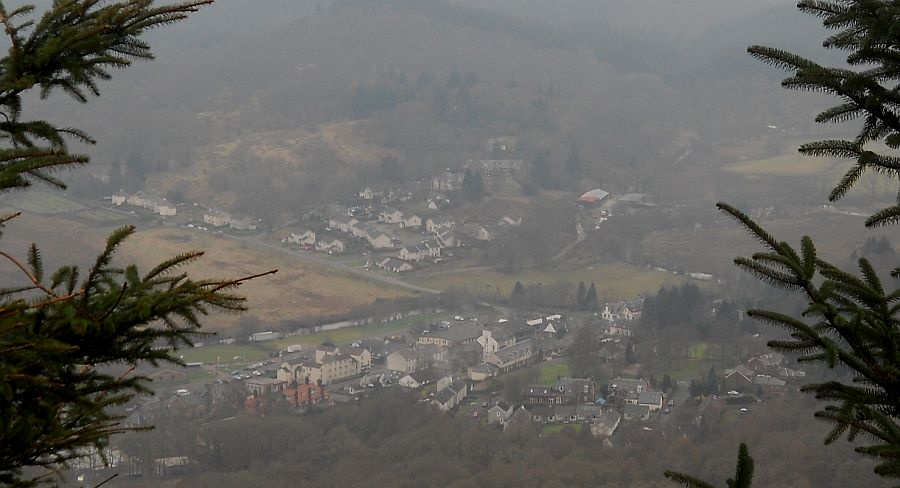 Aberfoyle from Braeval Forest