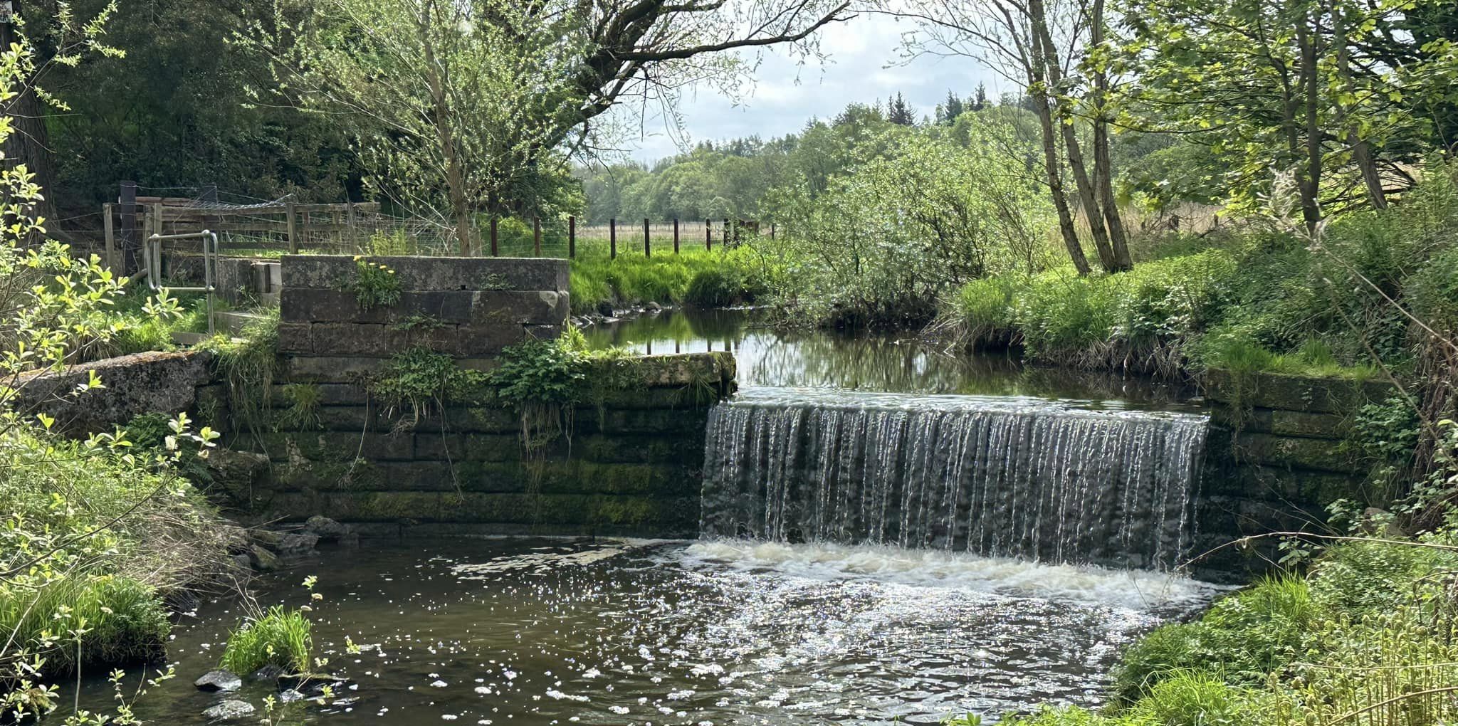 Craigenbay Waterfall on Bothlin Burn  beside the Strathkelvin Railway Path