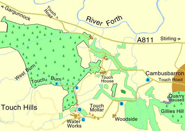 Map of Gilmour Linn