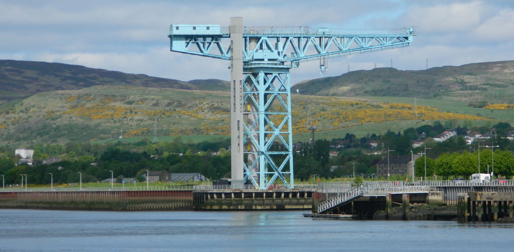 Titan Crane at Clydebank across River Clyde